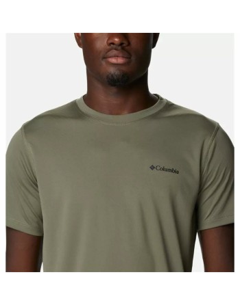 Maglia a Maniche Corte Uomo Columbia Zero Rules Oliva