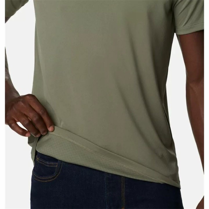 Herren Kurzarm-T-Shirt Columbia Zero Rules Olive