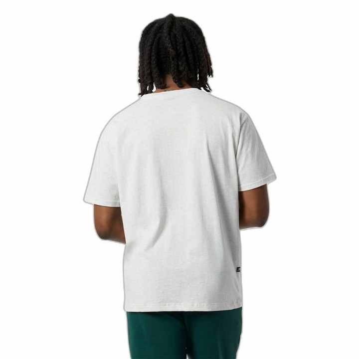 Men’s Short Sleeve T-Shirt New Balance Nb Essentials Graphic 1 Sah White
