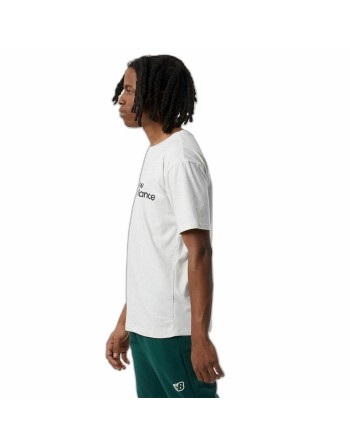 Herren Kurzarm-T-Shirt New Balance Nb Essentials Graphic 1 Sah Weiß