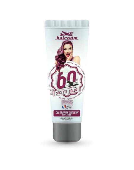 Semi-permanent Colourant Hairgum Sixty's Color Magenta (60 ml)