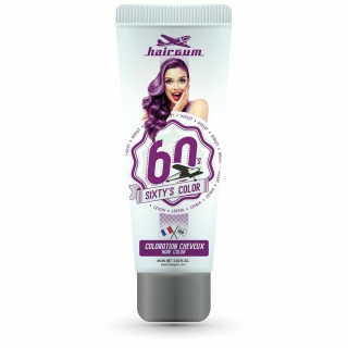 Semi-permanent Farve Hairgum Sixty's Color Violet (60 ml)