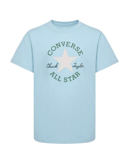 Maglia a Maniche Corte per Bambini Converse Sustainable Core Sse Blu cielo