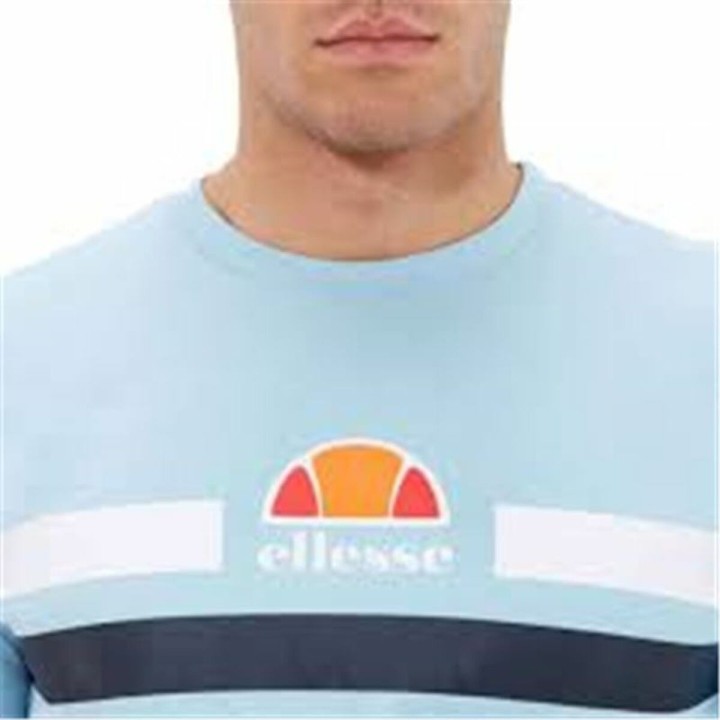 Kortærmet T-shirt til Mænd Ellesse Aprel Cyan