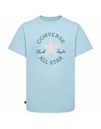 Maglia a Maniche Corte per Bambini Converse Sustainable Core Sse Blu cielo