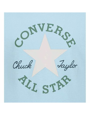 Child's Short Sleeve T-Shirt Converse Sustainable Core Sse Sky blue