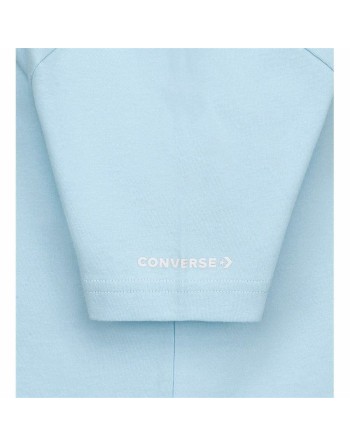 Maglia a Maniche Corte per Bambini Converse Sustainable Core Sse Blu cielo
