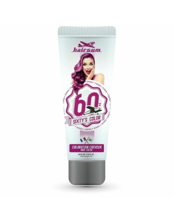 Semi-permanent Farve Hairgum Sixty's Color Fuchsia (60 ml)