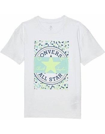 Kurzarm-T-Shirt für Kinder Converse Boyfriend Graphicrt Weiß