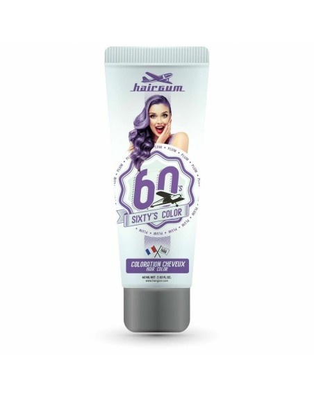 Semi-permanent Colourant Hairgum Sixty's Color Plum (60 ml)