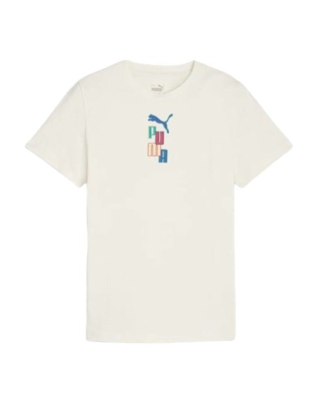 Child's Short Sleeve T-Shirt Puma Ready Set Better