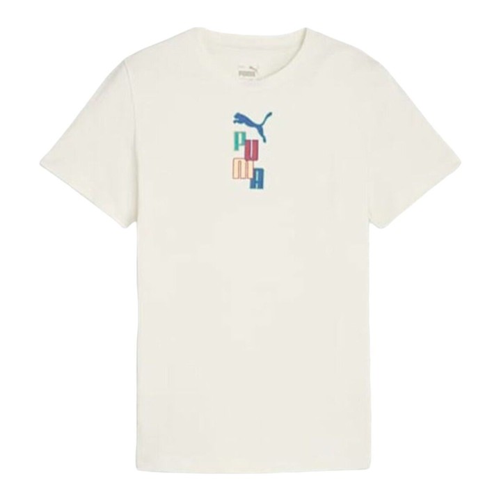 Child's Short Sleeve T-Shirt Puma Ready Set Better