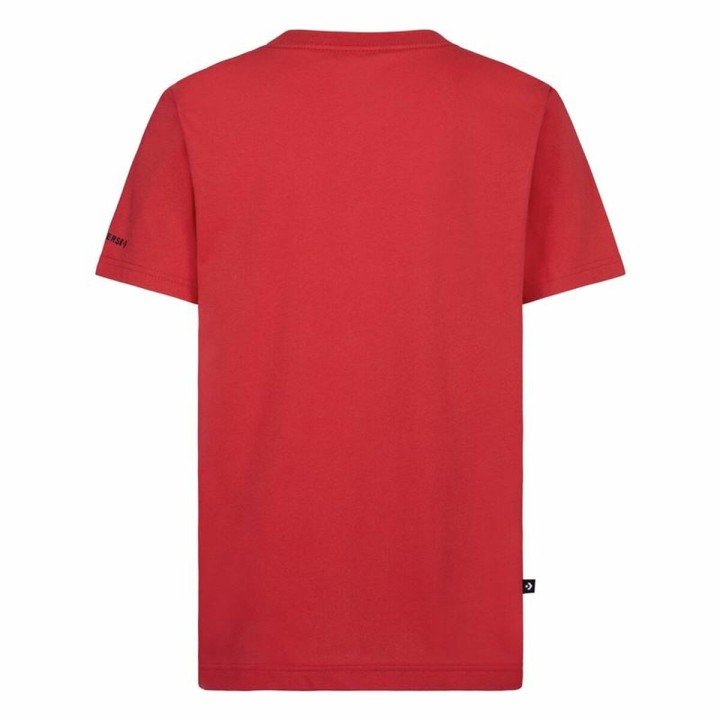 Child's Short Sleeve T-Shirt Converse Sustainable Core Sse Red