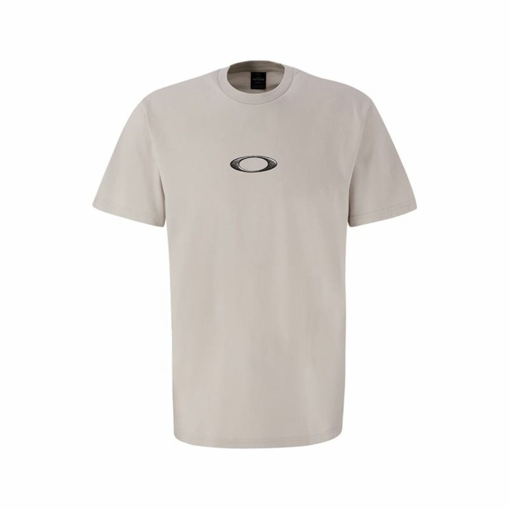 Herren Kurzarm-T-Shirt Oakley Mtl Grau