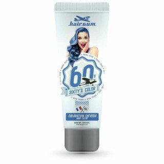 Semi-permanent Farve Hairgum Sixty's Color royal blue (60 ml)