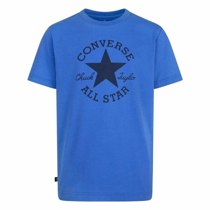 Maglia a Maniche Corte per Bambini Converse Sustainable Core Sse Azzurro