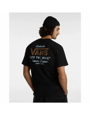 Maglia a Maniche Corte Uomo Vans Holder St Classic Nero