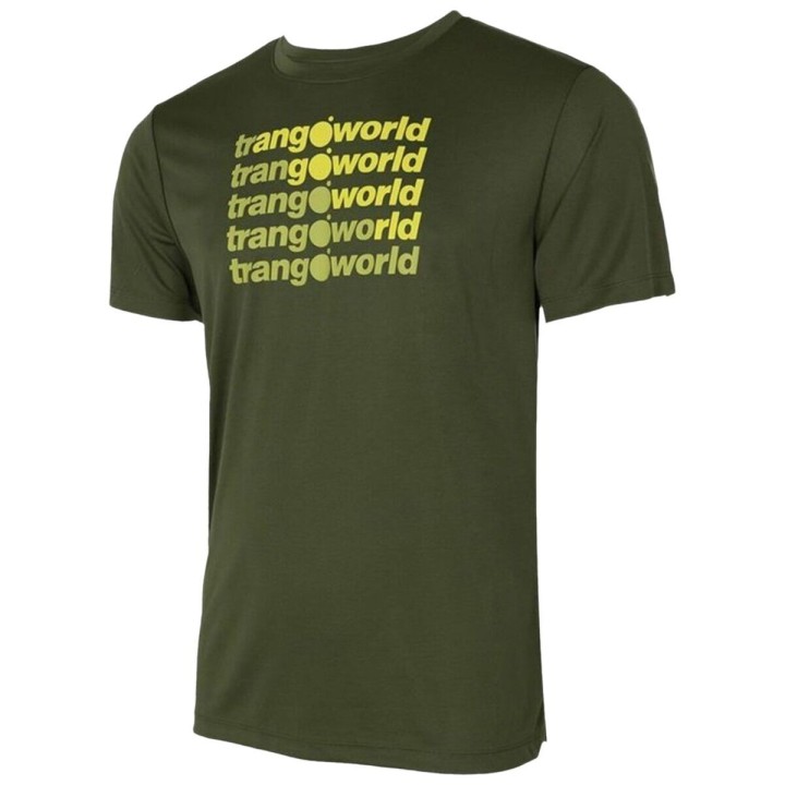 Kortærmet T-shirt til Mænd Trangoworld Arbas Mørk grøn