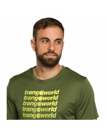 Men’s Short Sleeve T-Shirt Trangoworld Arbas Dark green