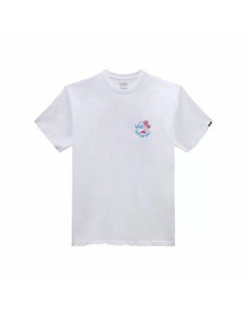 Maglia a Maniche Corte Uomo Vans Classic Mini Dual Palm Bianco