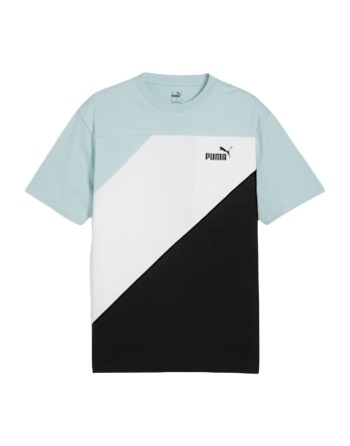 Maglia a Maniche Corte Uomo Puma POWER Colorbloc M