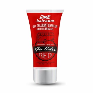 Ikke Permanent Farve Hairgum Fix Color Rød Stylingel (30 ml)
