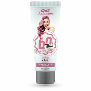 Semi-permanent Farve Hairgum Sixty's Color Pink (60 ml)