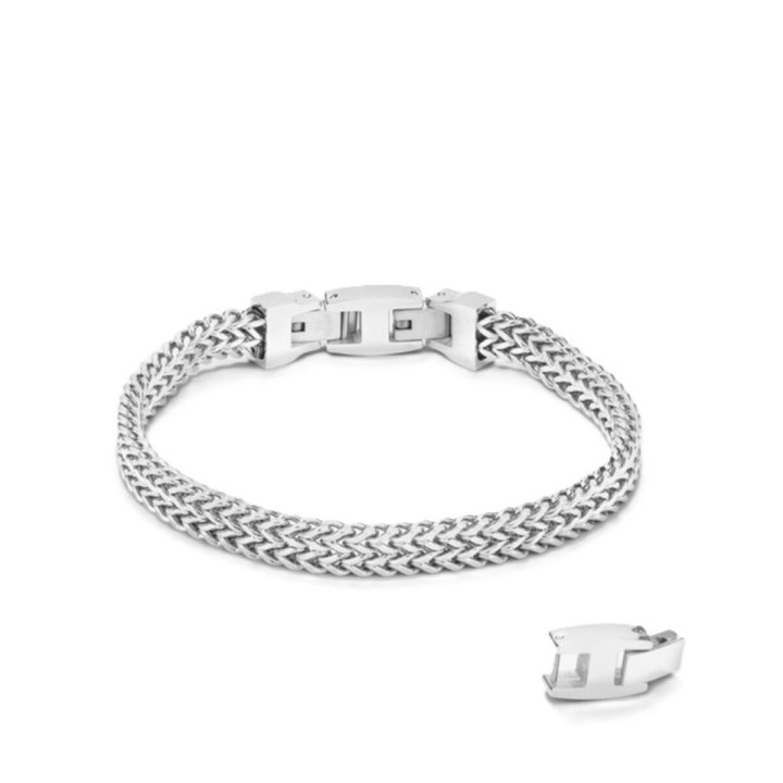 Armbånd til mænd Radiant RH000170 Sølvfarvet