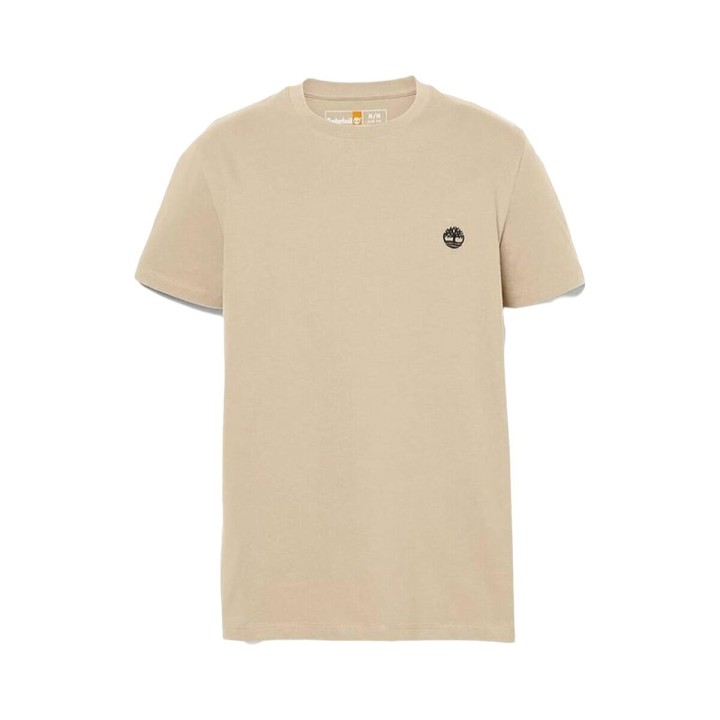 Maglia a Maniche Corte Uomo Timberland Beige