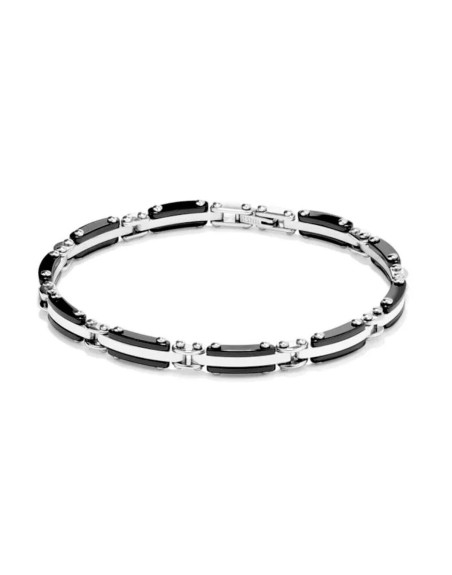 Herrenarmreif Radiant RH000002 Schwarz Silberfarben