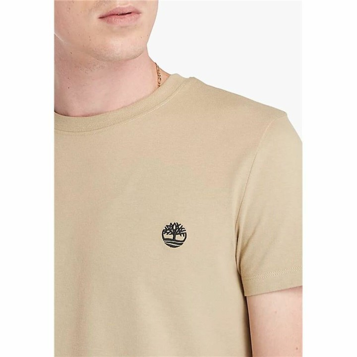 Kortærmet T-shirt til Mænd Timberland Beige