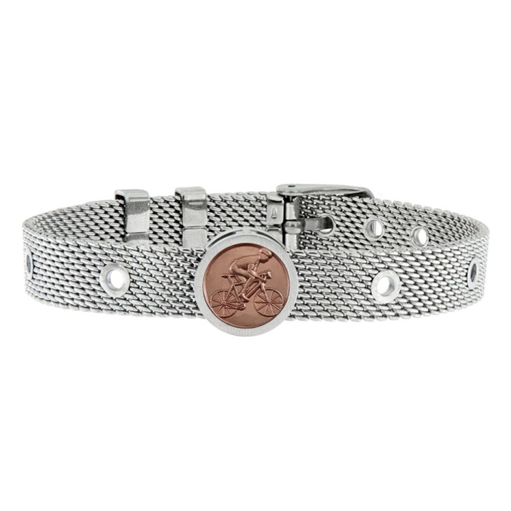 Armbånd til mænd Talent Jewels TJA-1-01-02-1-215 Sølvfarvet