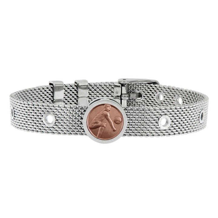 Armbånd til mænd Talent Jewels TJA-1-12-02-1-215 Sølvfarvet