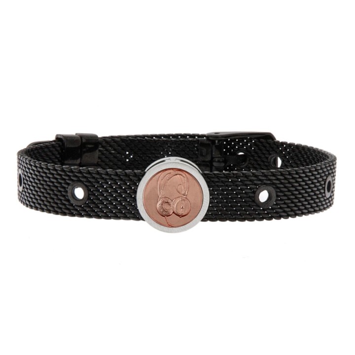 Herrenarmreif Talent Jewels TJA-4-05-02-2-215 Schwarz