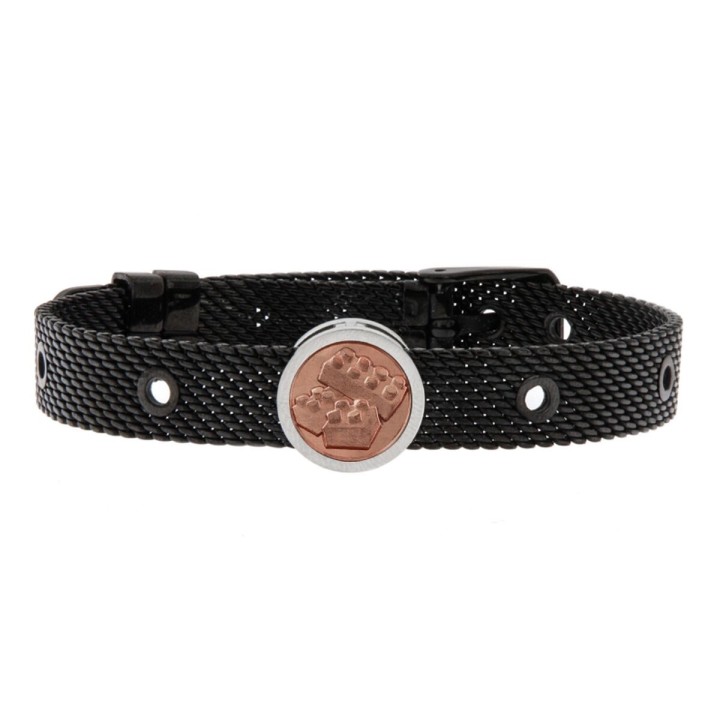 Herrenarmreif Talent Jewels TJA-5-06-02-2-215 Schwarz