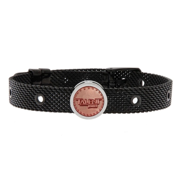 Armbånd til mænd Talent Jewels TJA-6-01-02-2-215 Sort