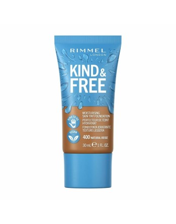 Cremige Make-up Grundierung Rimmel London Kind & Free 400-natural beige (30 ml)