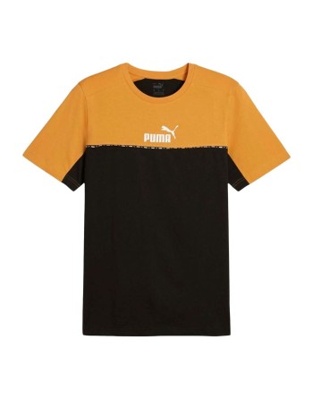 Herren Kurzarm-T-Shirt Puma Essentials Block X Tape