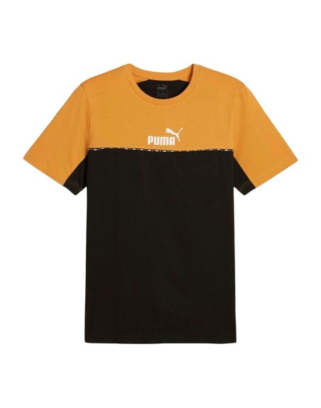 Camiseta de Manga Corta Hombre Puma Essentials Block X Tape