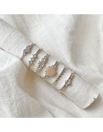 Damenring 24KAE 12418S/52 12 Silberfarben