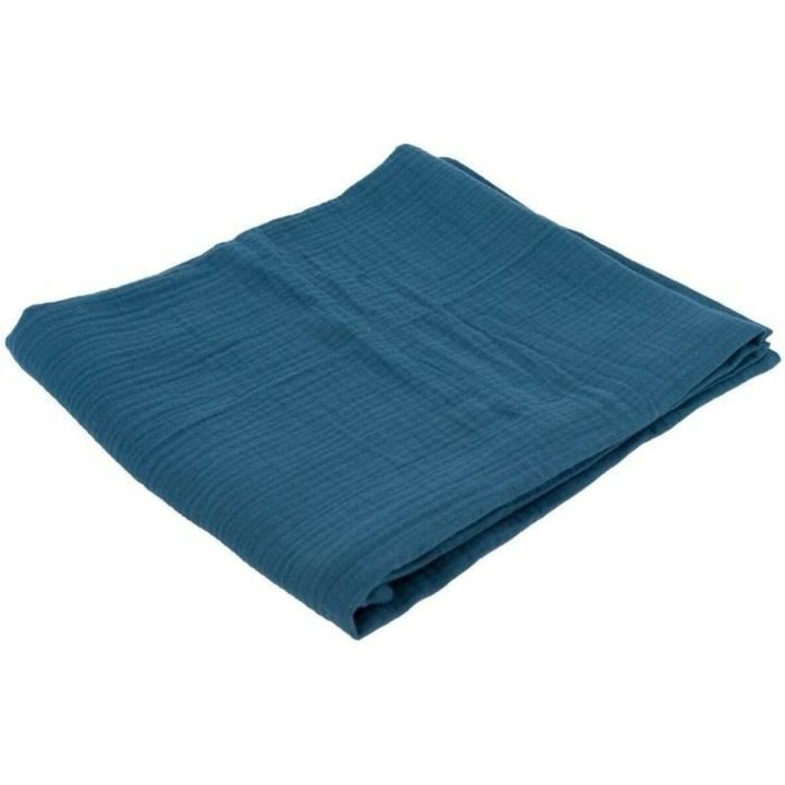 musselin Domiva Indigo 100 x 100 cm