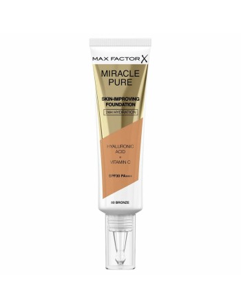 Base de maquillage liquide Max Factor Miracle Pure Spf 30 Nº 80-bronze 30 ml