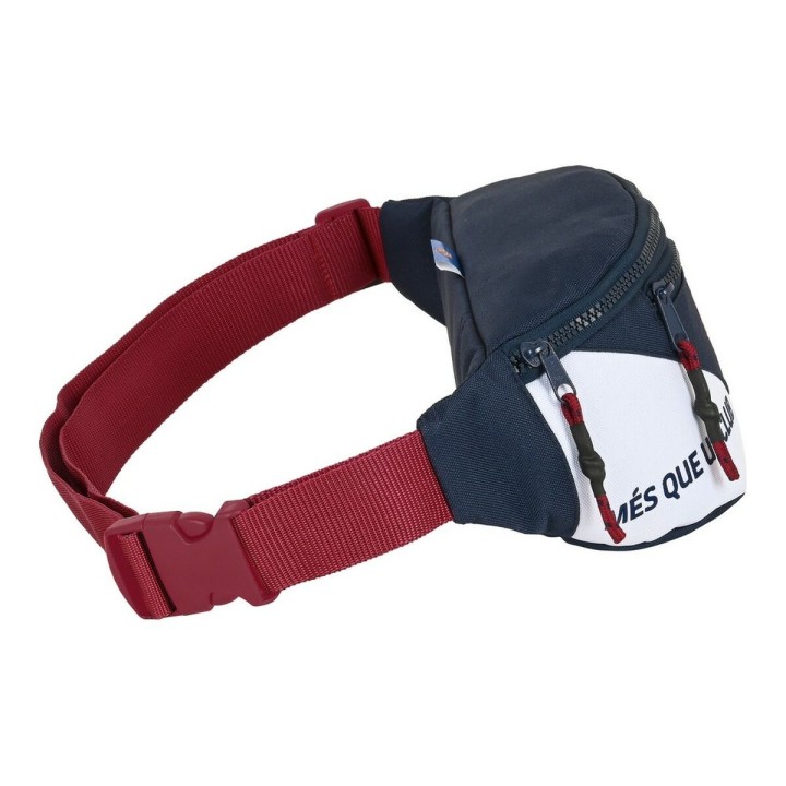 Marsupio F.C. Barcelona Azzurro Rosso Granato 23 x 12 x 9 cm