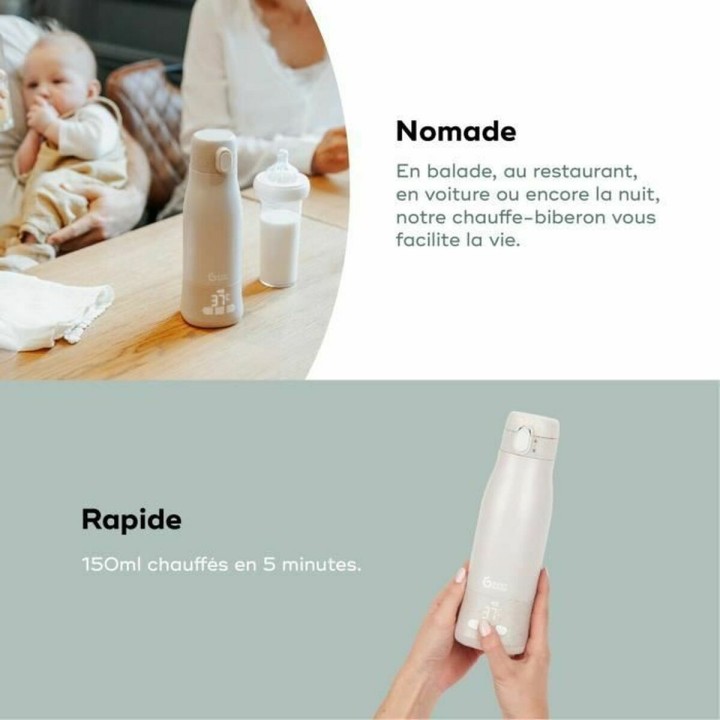 Baby flaskevarmer Babymoov Moov & Feed Beige