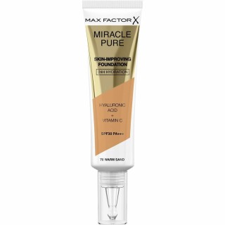 Flydende makeup foundation Max Factor Miracle Pure Spf 30 Nº 70-warm sand 30 ml