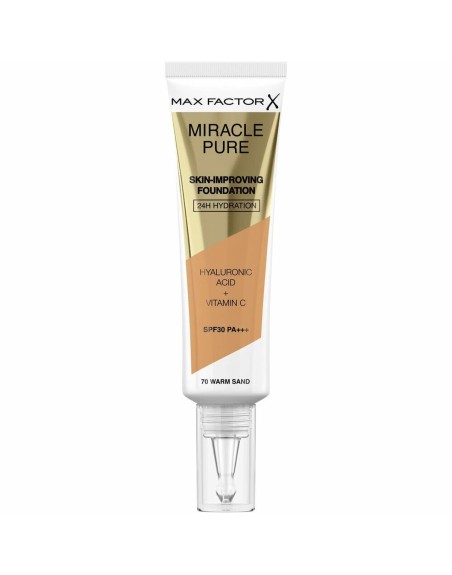 Base de maquillage liquide Max Factor Miracle Pure Spf 30 Nº 70-warm sand 30 ml