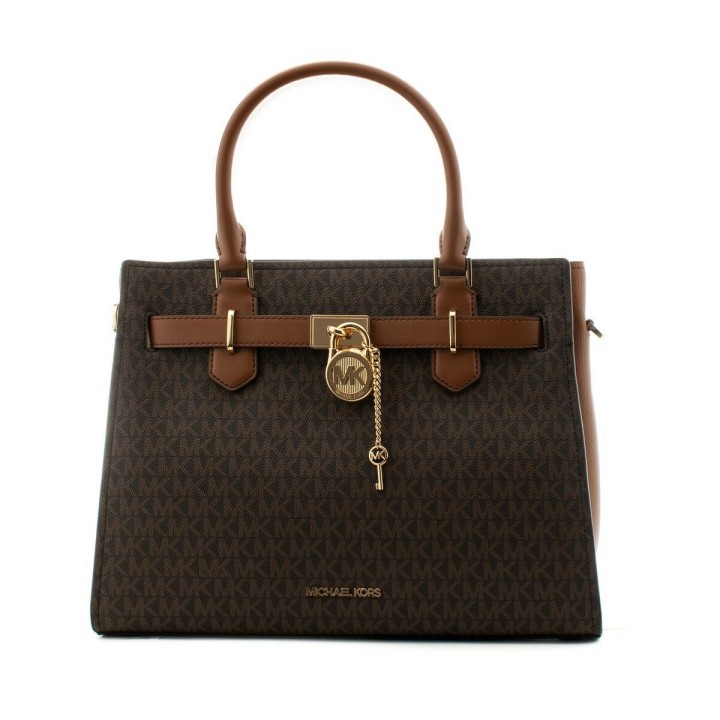 Håndtasker til damer Michael Kors 35F1GHMS2B-BROWN Brun 33 x 16 x 22 cm
