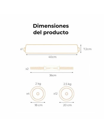 Dumbbells Xiaomi FED 40 kg Multicolour