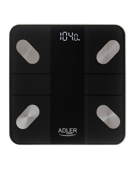 Digital badevægt Adler AD 8186b Hvid Sort 180 kg