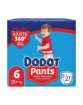 Engangsbleer Dodot Dodot Pants 15+ kg Størrelse 6 27 enheder